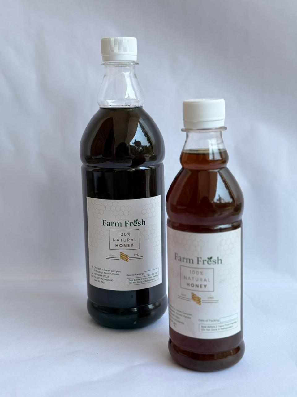 Farm Fresh Honey two bottle photograph
